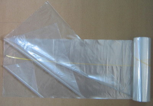 LDPE Transparent Star Seal Roll Packed Plastic Trash Liner