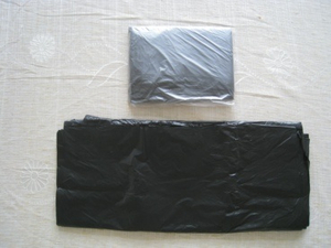 HDPE Black Loose Packed Bin Liner