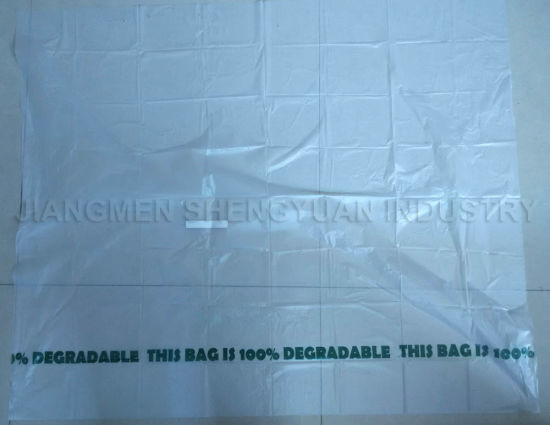 HDPE Black Oxo-Biodegradable Flat Bag (GF03)