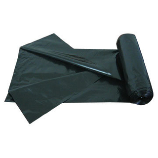 LDPE Black C Fold Heavy Duty Plastic Refused Sack