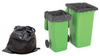 HDPE Black Star Seal Roll Packed Plastic Roll Bag