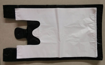 HDPE Plain Plastic Vest Handle Bag