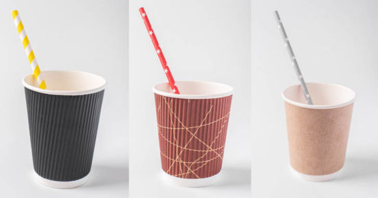 Biodegradable Eco-Friendly Disposable Individually Wrapped Paper Straw