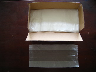 HDPE Transparent Plastic Food Bag